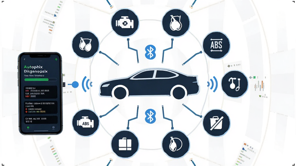 Autophixȫϵͳ������Ϲ���չʾ����������������Ϊ���ģ����ܻ��Ʒ�������ABS����ȫ���ҵ�ϵͳͼ�꣬�ֻ���Ļ��ʾ��Ͻ�����������������ֳʷ���״������ƽ���Ƽ��磬ϸ�ڰ��������������������źű�ʶ�����ʸ���ɾ����޶���Ԫ��