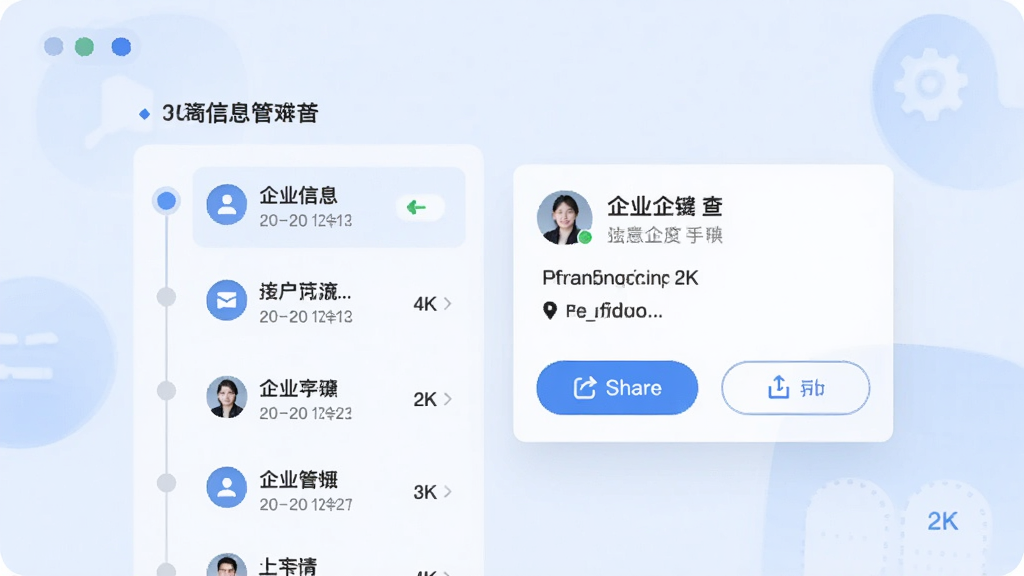 ��������Ϊ��ҵ��Ϣһ����Ĳ�ѯ��¼�������棬���Ϊʱ�����б����Ҳ�Ϊѡ����ҵ�ļ�Ҫ��Ϣ��Ƭ����Ƭ���з�����ť�͵���ͼ�꣬����Ϊ��͵�ǳ��ɫ�����Ϊ�ƶ���Ч�ʹ��߽��棬ϸ�ڰ����б��ͼ��Ͱ�ť������2K���ɾ����޶���Ԫ��