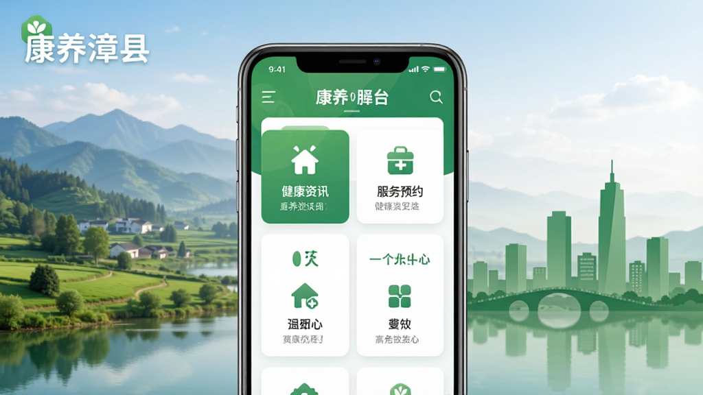 �������عٷ�Ӧ��������չʾ����������Ϊ�ֻ���Ļ����Ļ�ڳ�����ɫ���ɫΪ�����Ŀ�������ƽ̨��ҳ������������Ѷ������ԤԼ���������ĵ�ͼ��ģ�飬����Ϊ������Ȼ�������м�Ӱ�ںϣ�������¼�࣬�Ű���жԳƣ�ϸ�ھ��£����ʸ��壬�ɾ��޶���Ԫ��