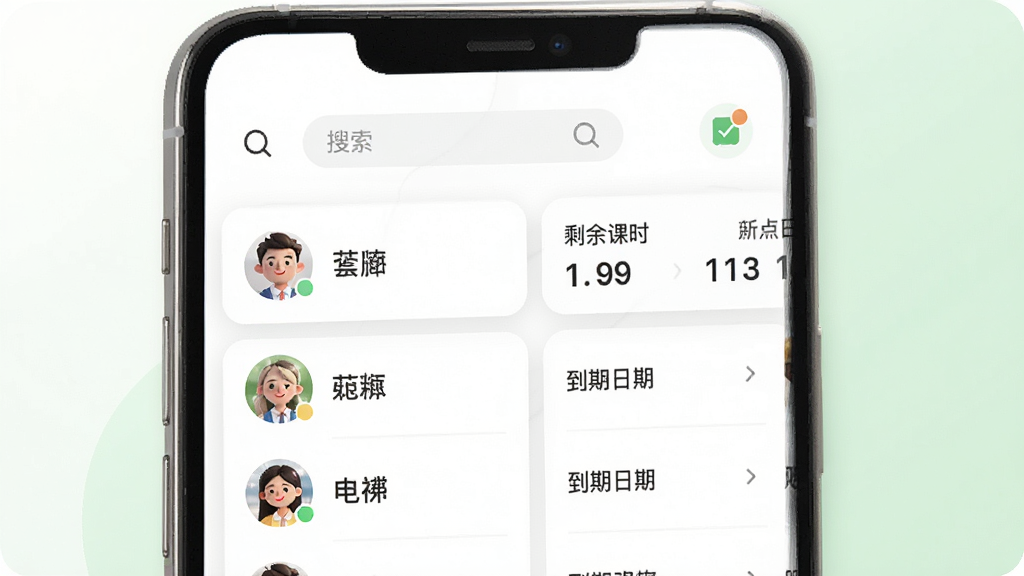 һ���ļ������˻�Ա�������ܽ��棬��������Ϊ�ֻ���Ļչʾ��Ա�б�������ҳ������Ϊ����Աͷ�����������Ҳ���ʾʣ���ʱ�뵽�����ڣ�����Ϊ�ɾ��İ�ɫ��ǳ��ɫ���䣬���Ϊ��ˬ�ƶ���UI��ϸ�ڰ�����ƬԲ�ǡ�״̬��ǩ��ɫ���֡��������ö������ʸ��壬�ɾ����޶���Ԫ��