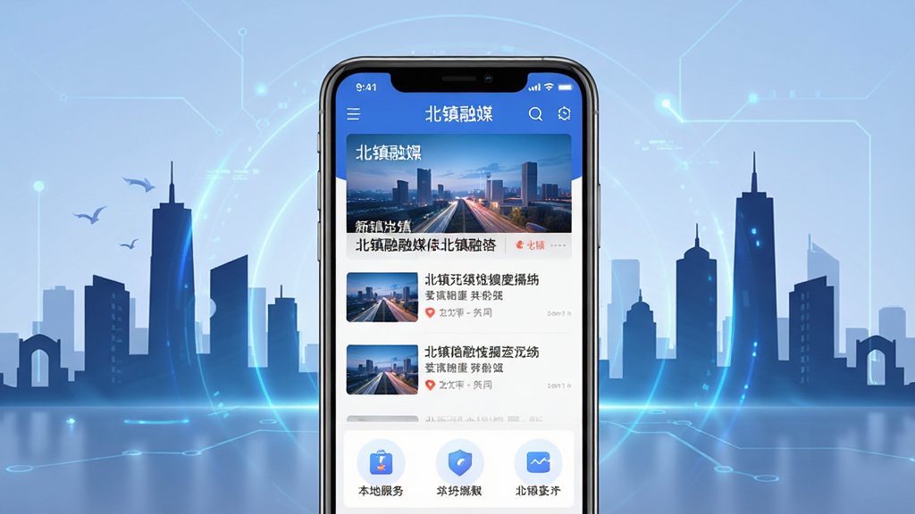 ������ý�ֻ�Ӧ�ý���չʾ������������һ�������ֻ�����Ļ����ʾ������ýAPP��ҳ������������Ѷ�б��뱾�ط�����ڣ�����Ϊ������м�Ӱ�����岼���������Ű��࣬����ִ��Ƽ��У�ϸ�ھ��£����ʸ��壬�ɾ��޶���Ԫ��