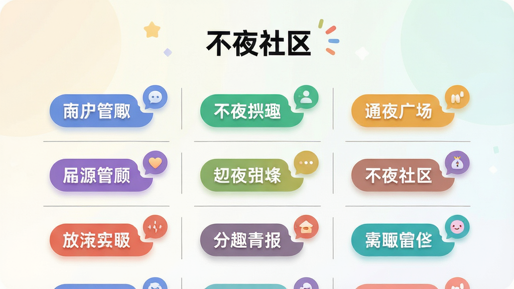��������Ϊ����ҹ����������㳡���棬�����ɫ��Ȥ��ǩ���������У���ǩ����������������Сͼ�꣬����Ϊǳɫ���䣬���岼��Ϊ������Ϣ��չʾ�����������£�ϸ�ڰ���Բ�Ǳ�ǩ��ϸ�߷ָ��������Ӱ����������������ɾ����޶���Ԫ��