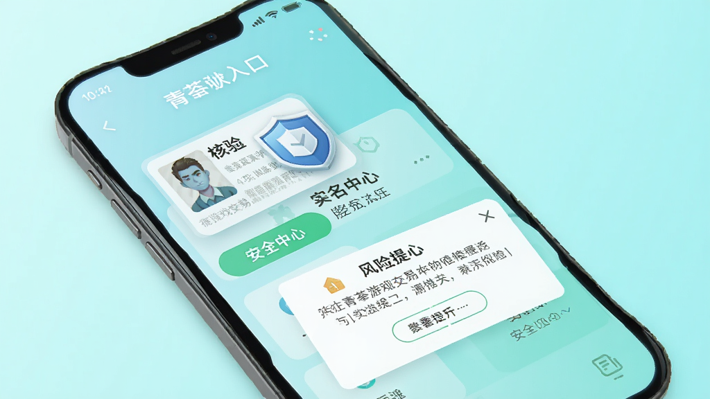 ��̦��Ϸ����ʵ����֤�밲ȫ��ؽ��棬�ֻ���Ļ��ʾ����֤������ڡ���ȫ���Ķ���ͼ�ꡢ������ʾ����������Ϊǳ��ɫ���䣬���������ϸ�����������ʸɾ�