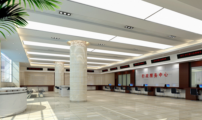 酉阳发布政务服务中心办事大厅场景图