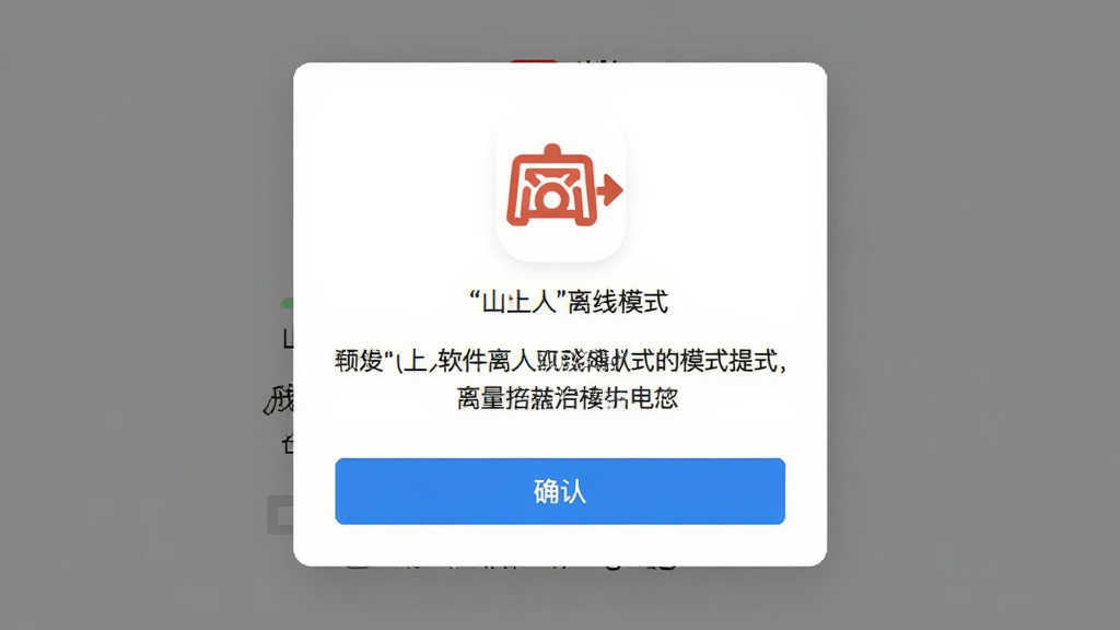 ��������Ϊ��ɽ���ˡ���������ģʽ��ʾ���棬����Ϊ���е���ʽ�ṹ���Ϸ�Ϊ����ͼ�ꡢ�·�Ϊ˵��������ȷ�ϰ�ť���Ű��࣬���Ϊ������ʾ����ƣ�ϸ�ڰ�����ɫ�����������ɫ������Ƭ�����ʸ���ɾ����޶���Ԫ��