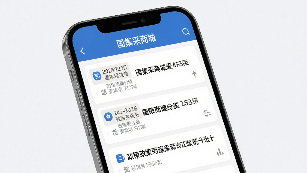 手机应用界面展示