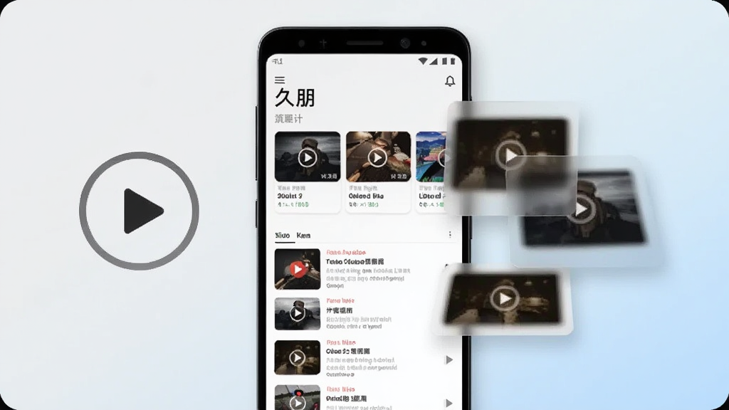 画面中央放置一部安卓手机,手机屏幕显示