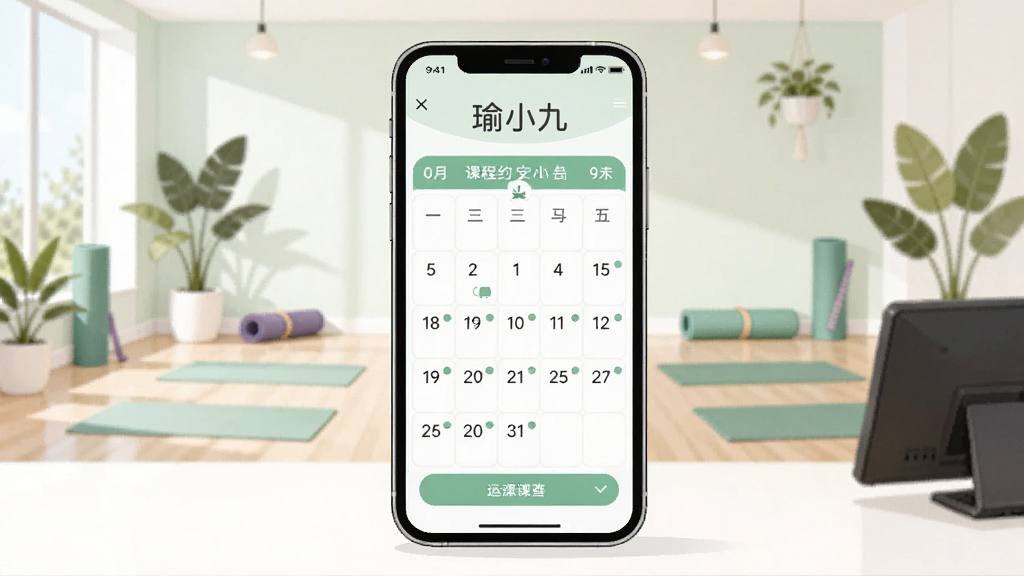 һ��չʾ�٤��ǰ̨�����Ĳ廭�������������һ�������ֻ����ֻ���Ļ����ʾ�ſγ�ԤԼ�������棬�Ϸ���