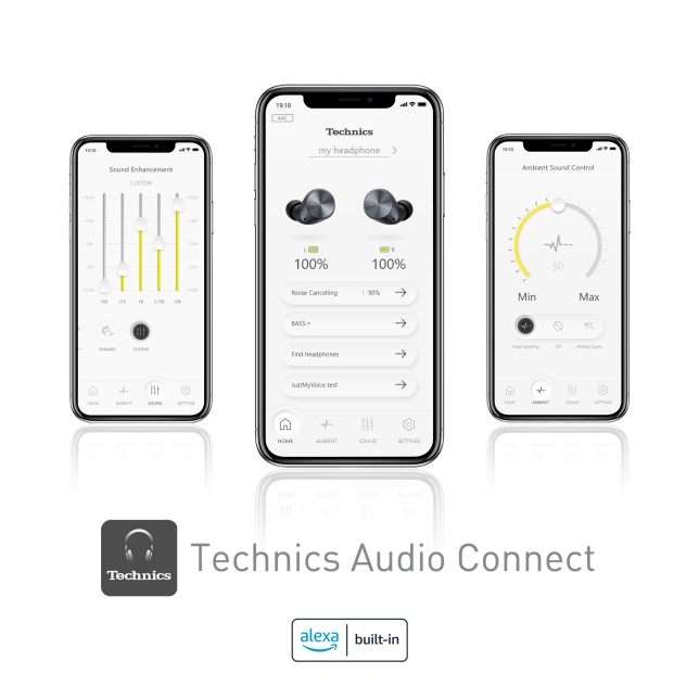 Technics Audio Connect�������°��豸���ӽ�����������Գɹ���ʾ