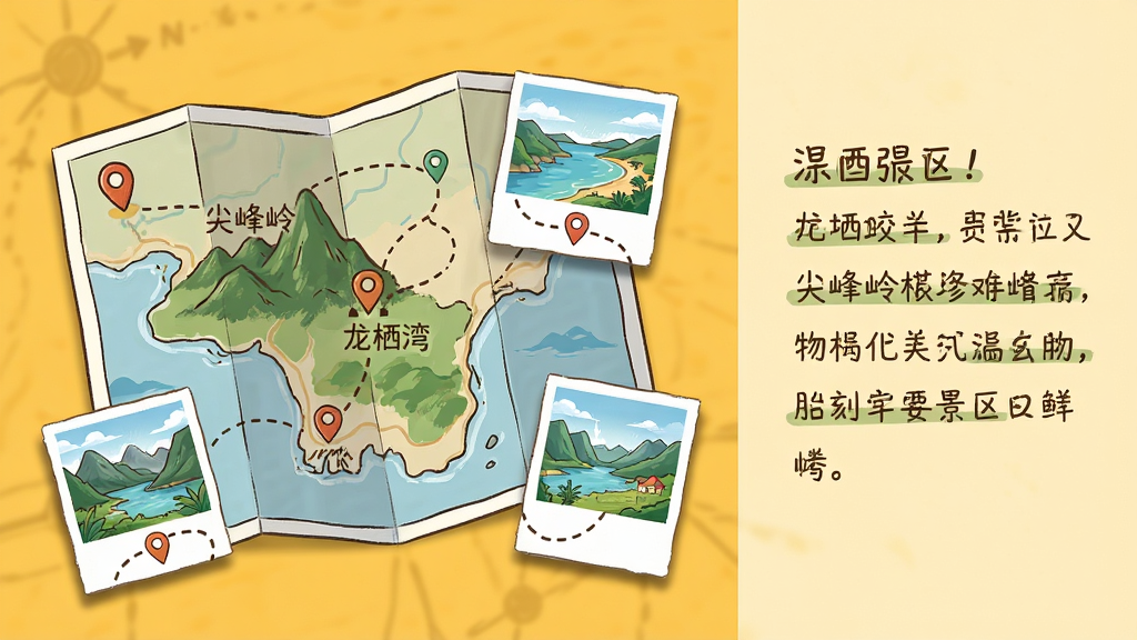 ��������Ϊһ��չ�������ε�ͼ�뾰����Ƭ��ϣ���ͼ�ϱ�ע������롱�������塱�ȵص㣬�Ա����о���ͼƬ����ͼ��·�����ߣ�����Ϊů��ɫ��������Ϊ��ͼ���ĵķ����ṹ�����Ϊ�ֻ����в廭��ϸ�ڰ�����ͼ�ۺۡ���λͼ���뿨Ƭ��Ӱ�����ʸ��壬����ɾ����޶���Ԫ��