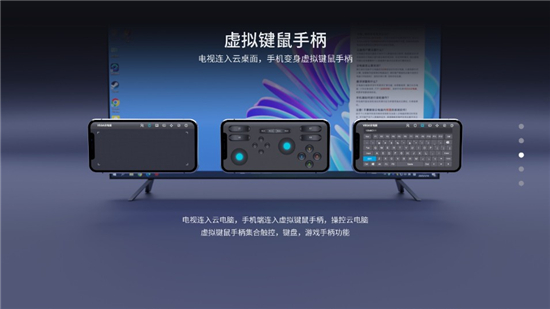 VEGA云电脑TV 遥控器操作云电脑桌面演示图