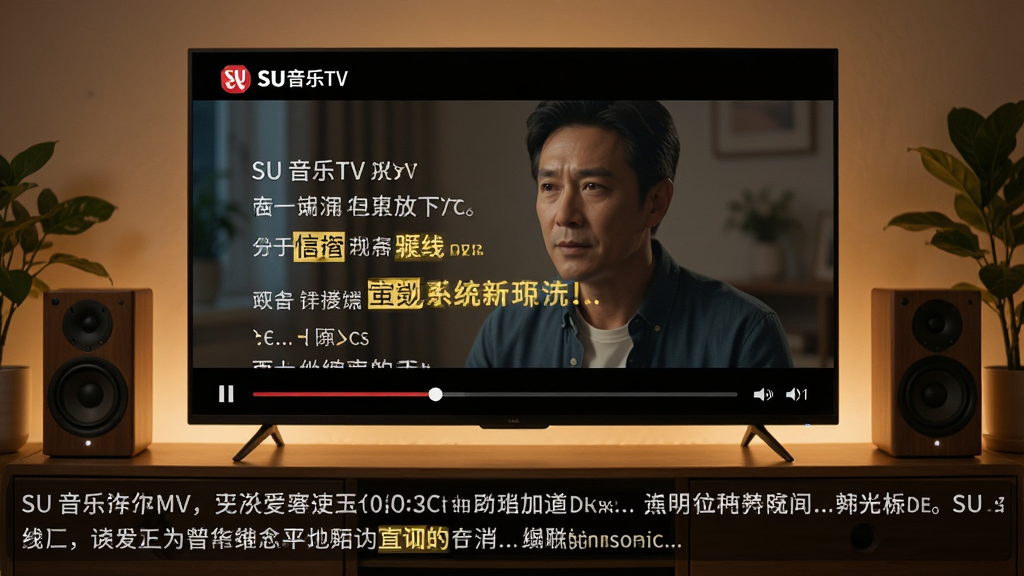 ��������ΪSU����TV���ڲ���MV�ĵ��ӻ��棬����Ϊȫ��MV������ӵײ�������������Ű�ͻ����������벥�Ž��ȣ����Ϊ��ͥӰԺ��Χ��ůɫ����ϸ�ڰ���������������������ֲ����ʸ�����ǰ�䡢����������Ȼ�����ʸ���ɾ����޶���Ԫ��
