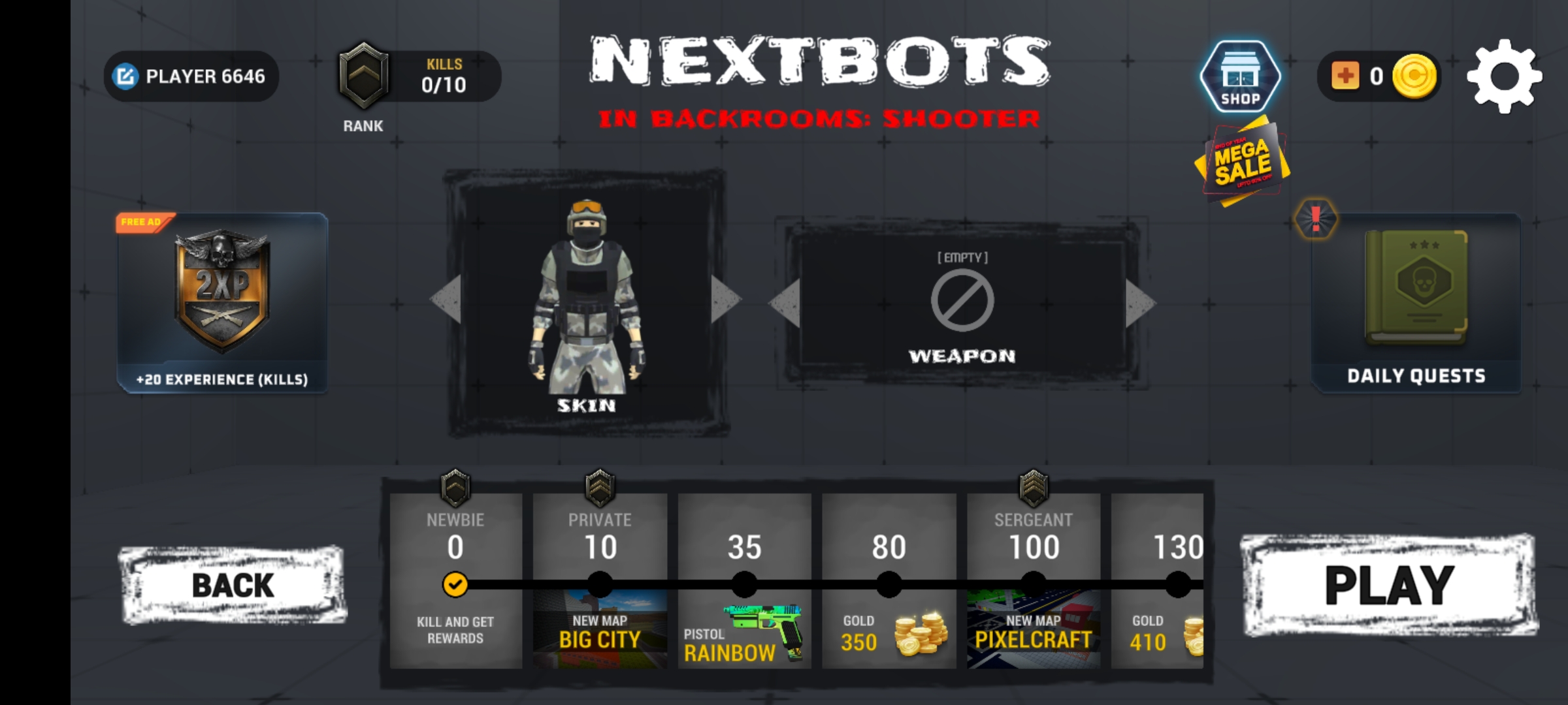 ����Nextbots ��׿�� ��Ϸ��ɫ���߽����ͼ