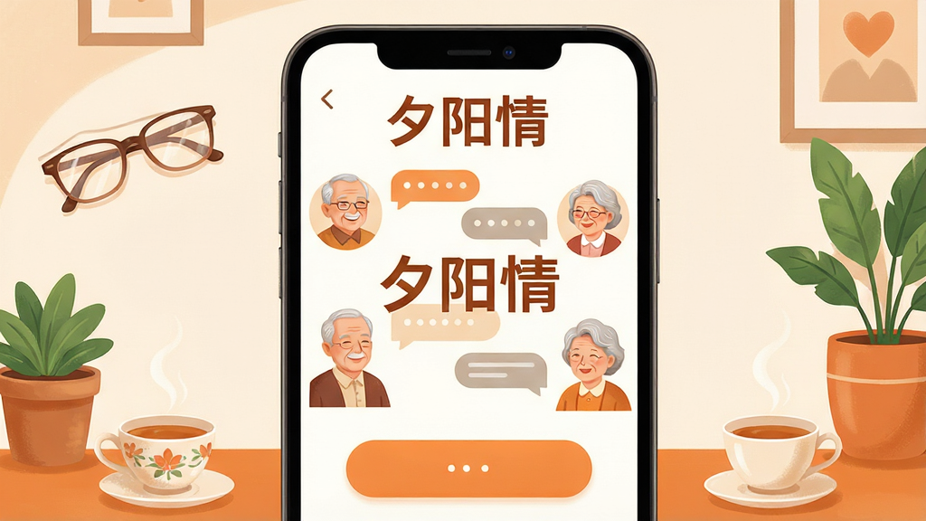 ����������һ�����������ֻ�����Ļ����ʾ�������罻Ӧ�ý��棬�������С�Ϧ���顱�����֣���Χ���Ƽ�λ���Ц�ݵ�����������ͷ����������ݡ����ֲ��þ��жԳƹ�ͼ���ֻ�λ�ڻ������룬�������ס��Ű��࣬���⡰Ϧ���顱���ڻ��涥�������Ϊ��ůдʵ�廭�磬ɫ����ů��ɫ��ǳ��ɫΪ����ϸ�ڰ����ϻ������豭����ֲ������Ԫ�ص�׺�����水ťԲ�����������ʸ��壬����ɾ����޶���Ԫ�ء�