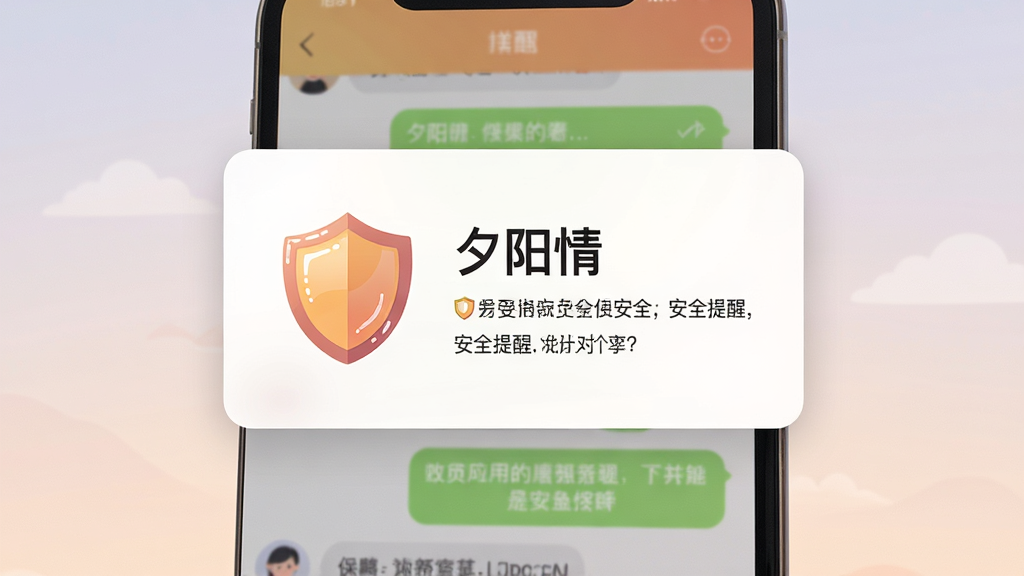 ��������Ϊ��Ϧ���顱Ӧ�õİ�ȫ���ѵ������棬��������ʾ����ͼ�����Ŀ��ʾ���֣��������ֻ�����ҳ�档����Ϊ�ֻ����У�����������Ļ�Ϸ����Ű�ͻ����ȫ��ʶ�����Ϊ����ƽ���廭��ϸ�ڰ������Ƹ߹⡢��ʾ����������������ɫ��͡����ʸ��壬����ɾ����޶���Ԫ�ء�