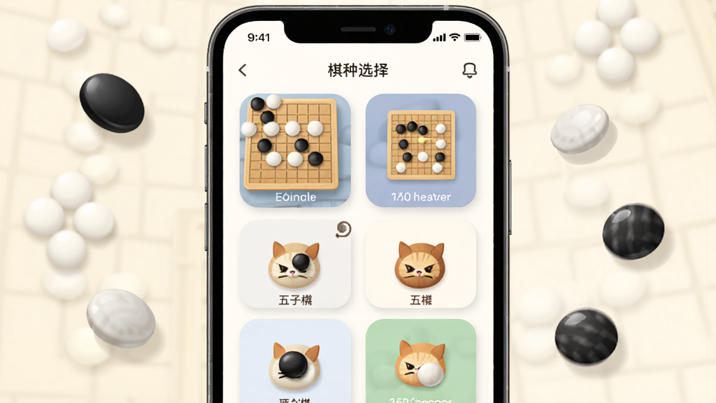 ���������ǵ�����Ӧ���ڵ�����ѡ����棬��Ļ������Χ�塢�������ͼ�꿨Ƭ������Ϊ�ֻ�����չʾ����ΧƯ������Ԫ�أ��Ű�Ϊ��Ƭʽ���񣻷��Ϊ���Բ�Ǳ�ƽ�磻ϸ�ڰ�����������������ͼ�ꡢѡ�и���Ч�������ʸ��壬�ɾ����޶���Ԫ�ء�