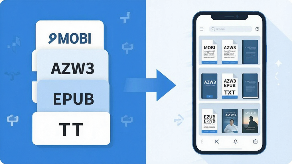 Mobi�Ķ������ʽ��������չʾͼ���������ѵ�MOBI��AZW3��EPUB��TXT�ȸ�ʽ���鼮�ļ���Ƭ���Ҳ�һ���ֻ���Ļ����ʾ��Щ�ļ���ͳһ������ܲ������򿪣��м��ü�ͷ���ӱ�ʾ��ʽ���ݣ����岼�����ҷ�������������ƽ���廭��ɫ��������Ϊ����ϸ�ڸɾ�����������