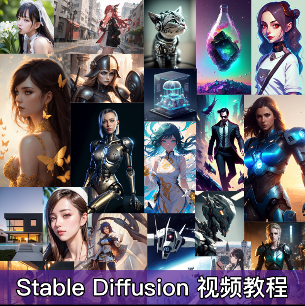 Stable Diffusion�滭���Ž̳�ȫ������ͼ