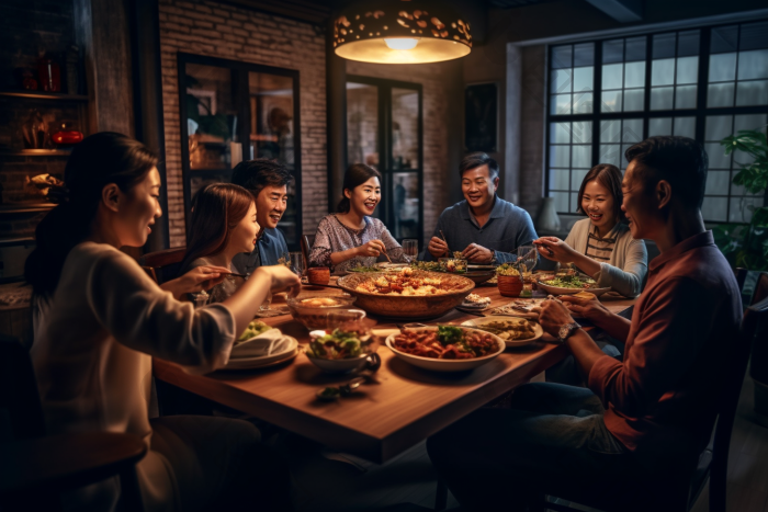 餐聚惠配送适合家庭聚餐上班族使用场景图