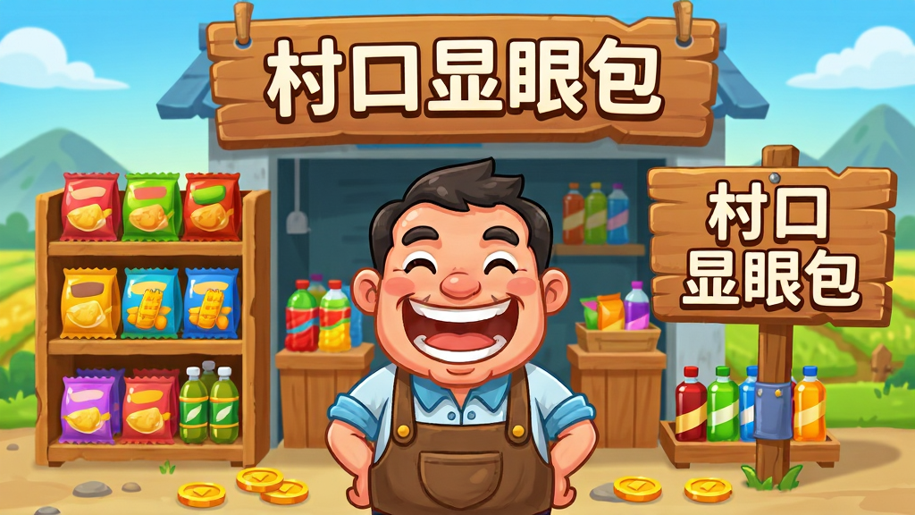 ��������Ϊһλ��ͨ�������С�����ϰ�վ�ڴ�������£����ֲ������Ĺ�ͼ���ϰ�λ�ڻ������У���������ֱ��ǰ�����ʳ���ϵĻ�����һ��д�С�������۰���������ľ�����ƣ��Ű�����Ϸ�������ڻ��涥������λ�ã����Ϊ�������õ�2D��ͨ�磬ϸ�ڰ����ϰ���ŵ�Ц�����顢������������ɫ����Ʒ������ɢ��ļ�ö����Լ���������Լ�ɼ�����Ұ��Զɽ�����������ɾ���ɫ�ʱ��Ͷȸߣ��޶���Ԫ��
