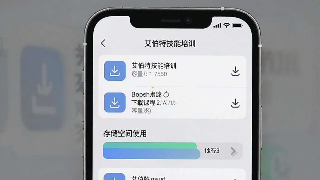 ���������ǡ������ؼ�����ѵ��Ӧ�õĻ���������棬�ֻ���Ļ��ʾ�����ؿγ��б��ʹ洢�ռ�ʹ���������ּ���б�ʽ�����ǳ���ʸУ�ϸ�ڰ������ؼ�ͷͼ����������֣����������ɾ����޶���Ԫ��