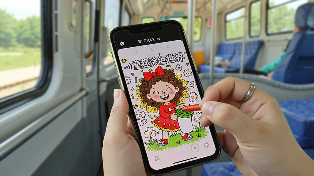 ͯȤͿɫ��������ʹ�ó���ͼ��չʾһ���ֻ����������ʶ״̬�´�Ϳɫ������������������Ϊ�����ͨ���߻�������������������������ɾ�