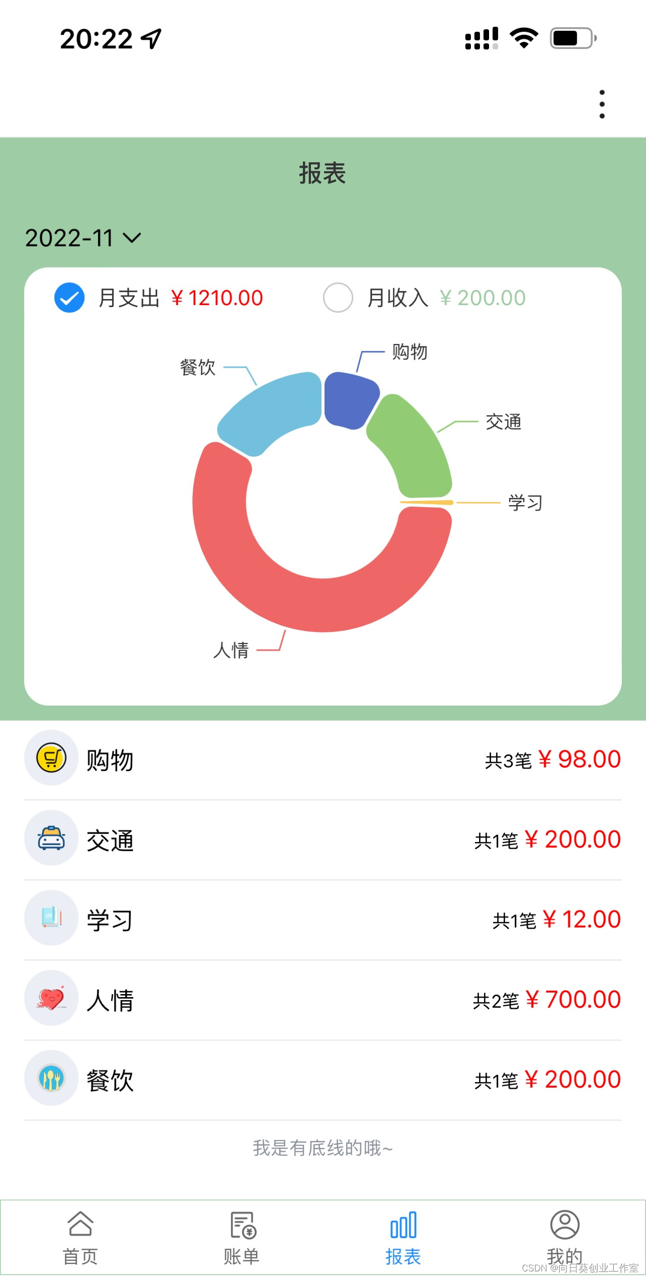 记账达人下载安卓版 月度统计报表与账单导出功能配图