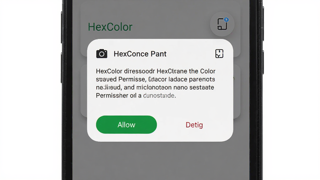 HexColorȨ�������������棬��������Ϊ�ֻ���Ļ��ʾȨ�����赯������������ΪȨ��˵����Ƭ�·�Ϊ������ܾ���ť���Ű������ˣ����ϵͳԭ���������ϸ�ڰ�������ͷͼ�ꡢ������ͼ�ꡢ����˵�����䣬���������ɾ��޶���Ԫ��