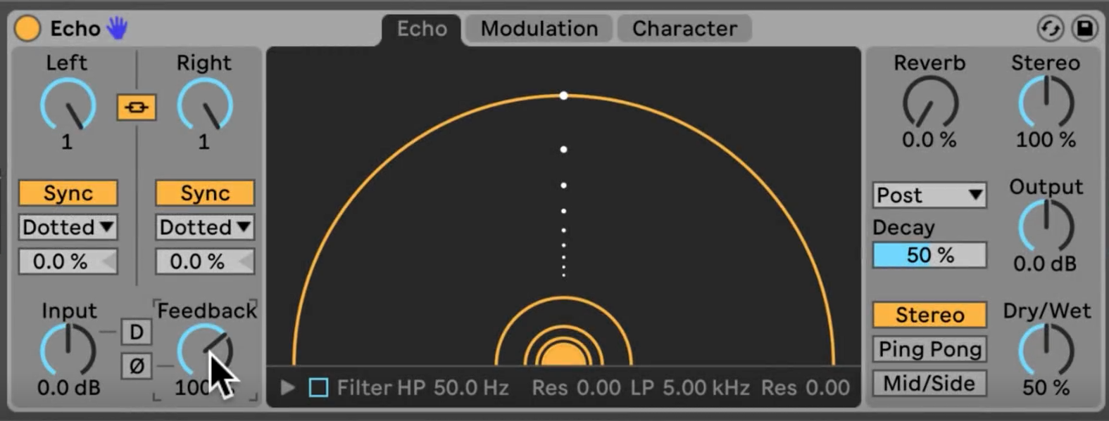 Echo Loopѭ��Ч�������������� �ӳٷ����˲�����