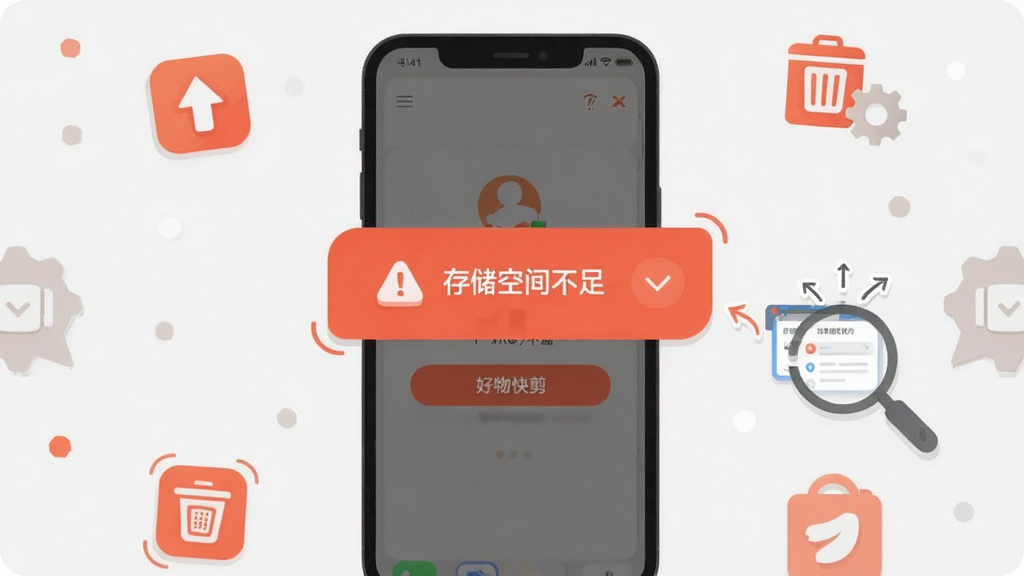 ����Ϊ�ֻ���Ļ�������洢�ռ䲻�㡱��ʾ�Ľ��棬�Ա�����������Ĳ���ʾ�⣻����Ϊ�ֻ����У�������ͼ��Ԫ�أ��Ű�Ϊ���湹ͼ��ͻ����ʾ��Ϣ�����Ϊ��ƽ����ʾ�廭�磬��ɫ�Ⱥ���ǳ�ң�ϸ������ʾ��д�С����������������Ա�������Ͱ�����ͼ�ꣻ��������������ɾ��������ұ���
