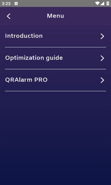 QRAlarm ��׿�� �������ý��� ��ͼ