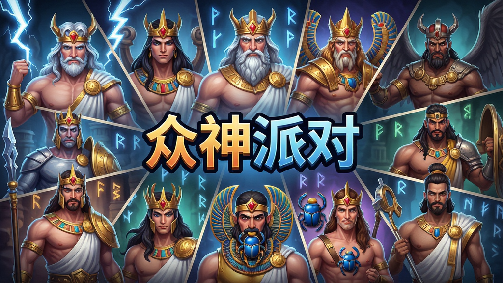 ��������չʾһ���񻰿������ε��������棬����Ϊ��λ��ͬ����ϵ��������ɫ�������У����ֲ��öԳ�ʽ��ͼ�����������Ϸ���⡰�����ɶԡ����������Ϊ�ִ���������������ϸ�ڰ���ϣ�����硢��ŷ���ġ�����ʥ�׳��Ԫ�ص�׺�����ʸ���ϸ�壬����ɾ����࣬�޶�������װ��
