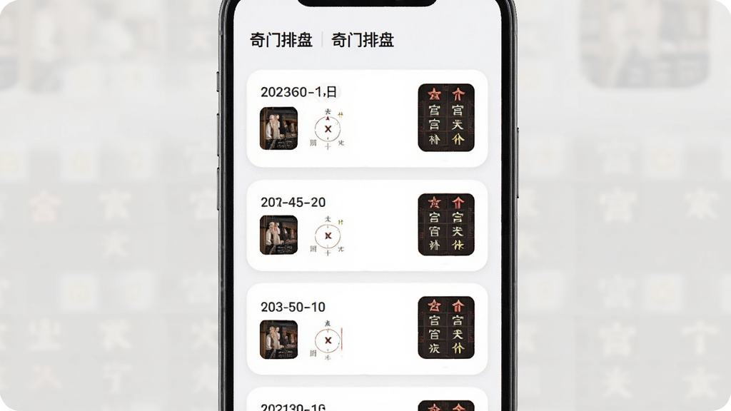 ��������Ϊ�ֻ�Ӧ����ʷ��¼�б����棬����Ϊ�����б�չʾ���Ű�Ϊ�������⡰�������̡��·�������¼��Ƭ�����Ϊ�ִ����磬ϸ�ڰ�������ʱ���ǩ����λ����ͼ����ƬԲ����ƣ������������ɾ����޶���Ԫ��