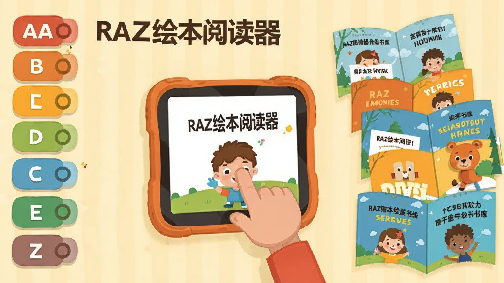 һ�ű���RAZ�汾�Ķ����ּ�����ʾ��ͼ������������������е�AA��Z�����ǩ���Ҳ���չ���Ļ汾�����ٲ������м��п�ͨ��ͯ��ָ�����Ļ�Ļ����������������ůɫ����ƽ�廭��񣬲������������ʸɾ��������д���