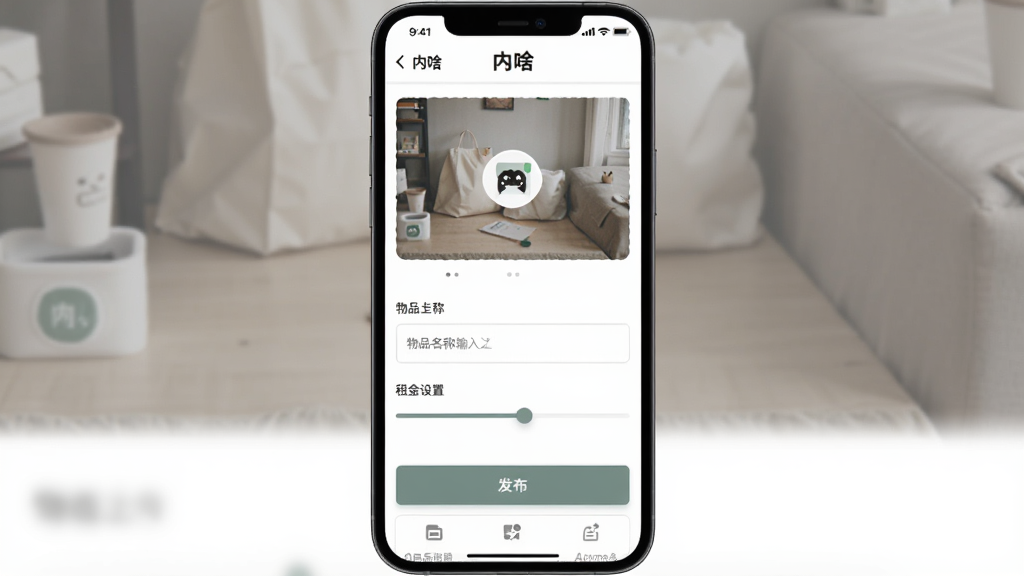 ��������Ϊ����ɶ��Ӧ���е���Ʒ�ϼܱ༭ҳ�棬���������Ƭ�ϴ�������Ʒ���������������û����롰��������ť������Ϊ�ֻ���Ļ����չʾ���Ű���ϵ�������ΪͼƬ���������ֶΡ��ײ���ť�����Ϊ�������ƶ��˱�����ƣ�ϸ����ҳ�涥���С���ɶ�����ֱ�ʶ�뷵�ؼ�ͷ����������������ɾ����޶���Ԫ��