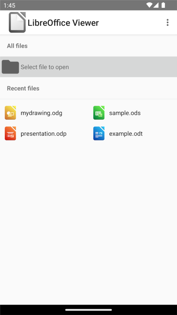 LibreOffice �鿴�� ��׿�� Ӧ�ý���