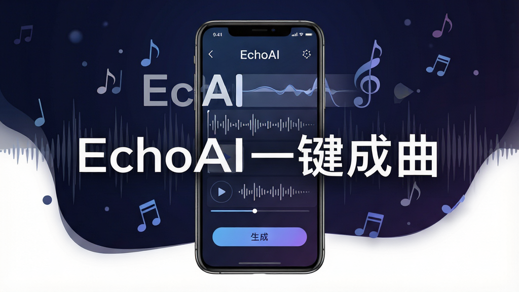 �����������һ�������ֻ�����Ļ����ʾEchoAIһ�������ļ����棬�������ι�������ɰ�ť������Ϊ��ɫ���䲢��׺����������������������ÿƼ��б�ƽ�廭���ϸ�����������ʸɾ����޶���Ԫ�أ����������֡�EchoAIһ���������԰�ɫ�޳���������г���