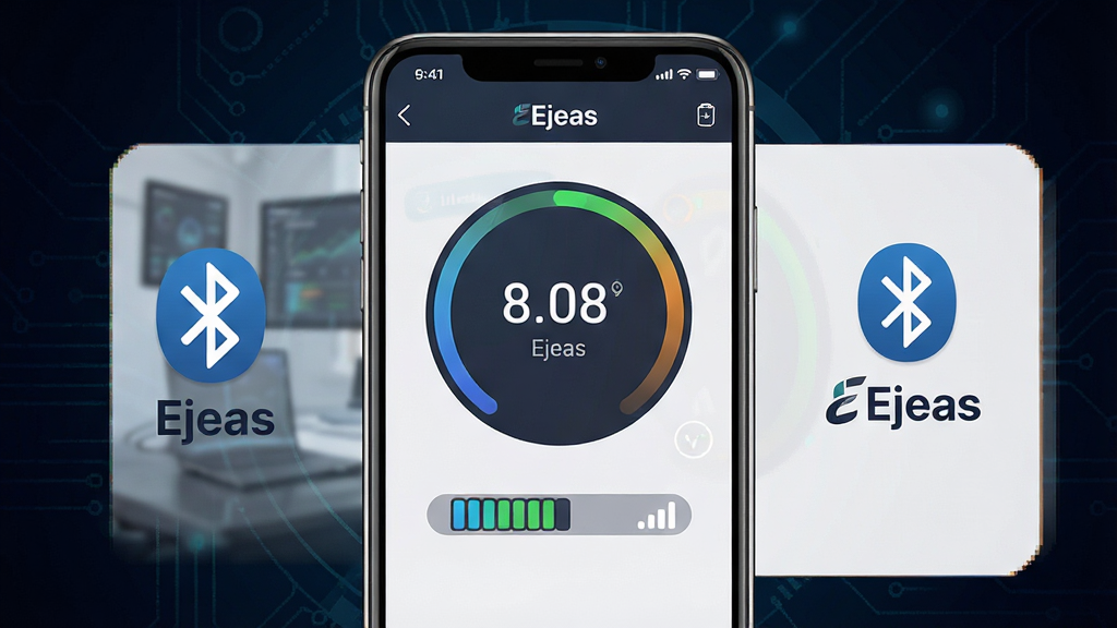 һ��չʾEjeas������ؽ����Ч��ͼ����������Ϊ�ֻ���Ļ����Ļ����ʾһ�����ε���ָʾ�����ź�ǿ�������Ա����������豸ͼ��͡�Ejeas��Ʒ������������Ϊ��ɫ����Ƽ���񣬲���Ϊ���жԳƹ�ͼ��ϸ���ϵ������������ɼ������ʾ�ϸ���ɾ��޶���Ԫ��