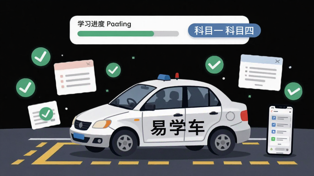 ��������Ϊһ����ɫ������ͣ�ڼ�Уѵ�������룬��������ӡ�С���ѧ������������Χ������������⿨Ƭ��Թ�ͼ�ꣻ���ֲ������Ĺ�ͼ������λ�ڻ������·����Ϸ������ռ�չʾѧϰ���������Ŀһ��Ŀ�ı�ǩ���Ű������죬���Ϊ��ƽ���廭�磻ϸ�ڰ��������̡�·�����ߡ��ֻ���ĻԪ�أ����������ɾ����޶���Ԫ��