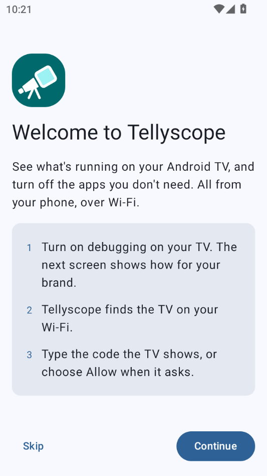 Tellyscope0.13.0 �ֻ���Զ��