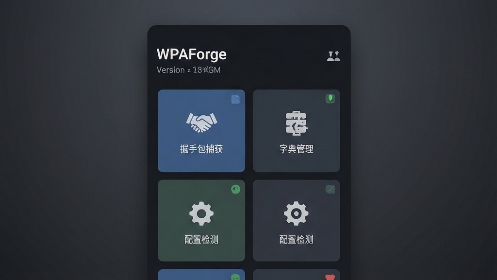 һ��չʾ WPAForge �����������ͼƬ��������������ɫ������ƶ���Ӧ�ý��棬������ʾ WPAForge ������汾��Ϣ���в�Ϊ���ܿ�Ƭʽ���֣��������ְ������ֵ���������ü���ģ�飬����Ϊ������ҽ��䣬���Ƽ��С���ƽ����ƣ�ϸ�����������ʸɾ����޶���Ԫ��