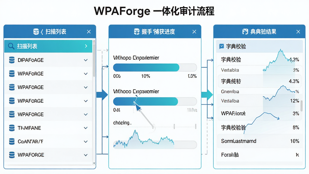 һ��չʾ WPAForge һ�廯������̵�ʾ��ͼ���������Ϊɨ���б����в�Ϊ���ְ�������������Ҳ�Ϊ�ֵ�У������壬��������ɫ����ɫΪ��ɫ���������רҵ������������ϸ�ڷḻ�����ʸɾ����޶���Ԫ��