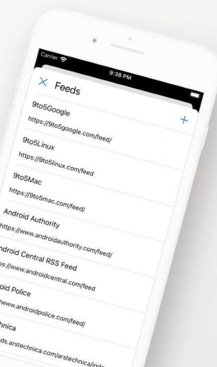 FeedFlow安卓版订阅管理界面截图