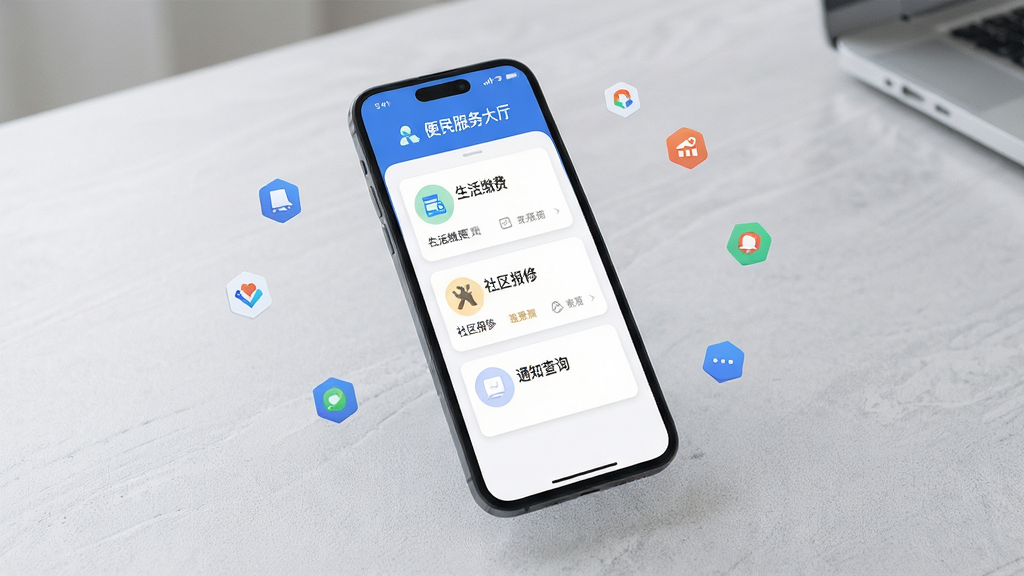 ��������Ҹ���APP�������������棬һ���ֻ������ڻ������룬��Ļ���Կ�Ƭ��ʽչʾ������ɷѡ����������ޡ���֪ͨ��ѯ���ȹ���ģ�飬��Ƭ�����������򣬱���Ϊǳ��ɫ�ʸ����棬�ֻ�������ϸС�ļ���ͼ��Ư������������Լ�����ָɾ����䣬ϸ�����������ʸ��壬������Ԫ��
