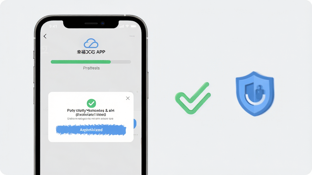 ����չʾ�Ҹ���APP���ֻ��ϵİ�װ��Ȩ����������ʾ�⣬һ���ֻ���Ļ��ʾ��װ��������Ȩ����Ȩ�������Ա����м��Ĺ�ѡͼ������ư�ȫͼ�꣬����Ϊǳ��ɫ�����񣬲�����������ϸ�ڸɾ����䣬���ʸ��壬�޶���װ��Ԫ��