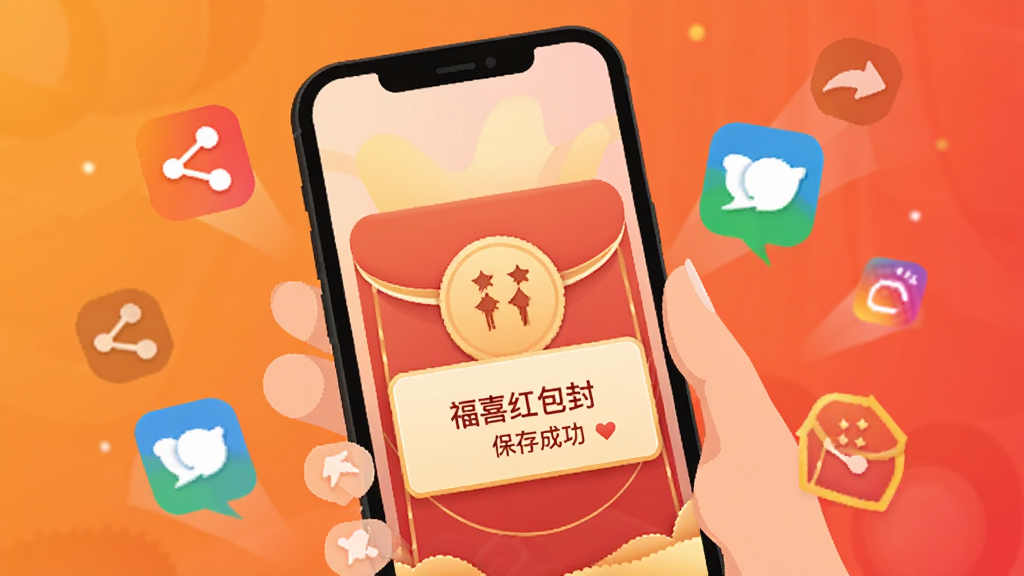 һֻ�������ֻ����ֻ���Ļ��ʾ����ϲ����⡱�ı���ɹ���ʾ���棬��Ļ��Χ�з���ͼ����罻������־Ư��������Ϊ��ů�ĳȺ�ɫ���䣬��ƽ�廭�������ͻ�������������ɾ���������Ԫ��