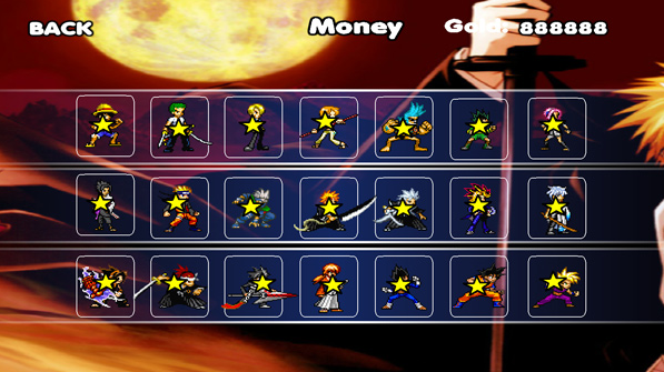 MUGEN�������Ҷ���ʼ������(Anime Stars Fighting)