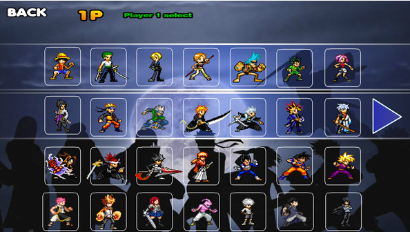 MUGEN�������Ҷ���ʼ������(Anime Stars Fighting)