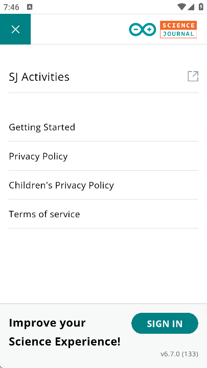 ��ѧ��־app���°汾(Arduino Science Journal)