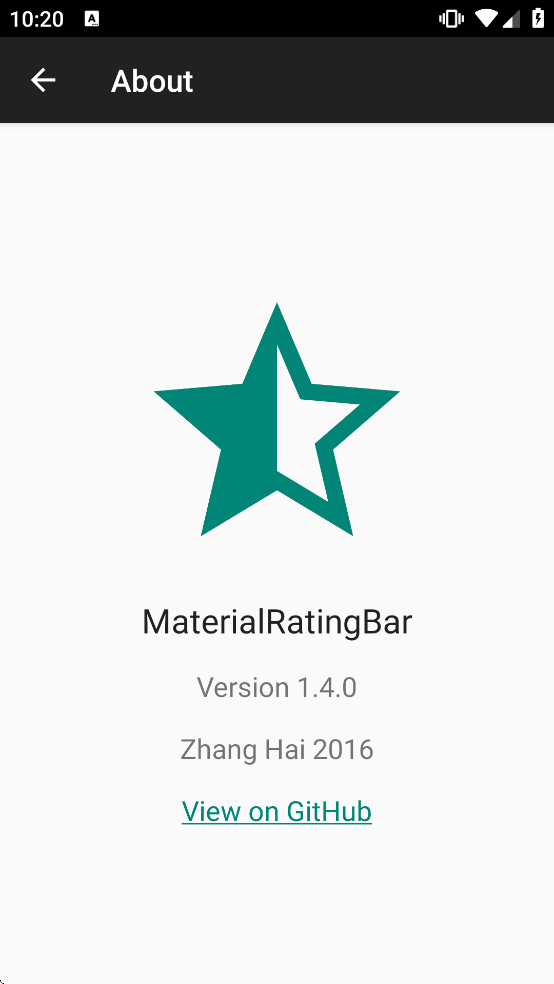 MaterialRatingBar Sample软件下载 MaterialRatingBar Sample软件下载